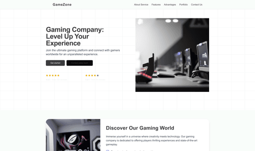 gaming-company-website-template