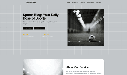 sports-blog-website-template