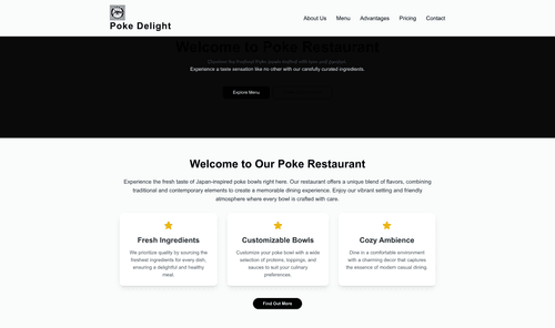 poke-restaurant-website-template
