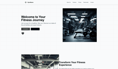 gym-website-template