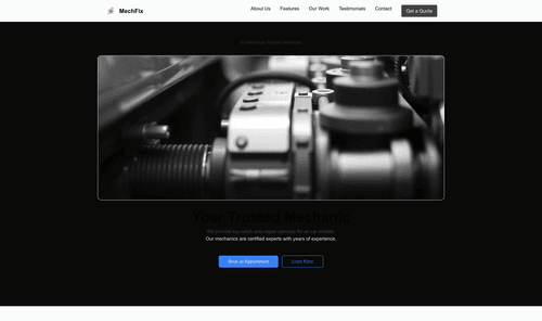 mechanic-website-template