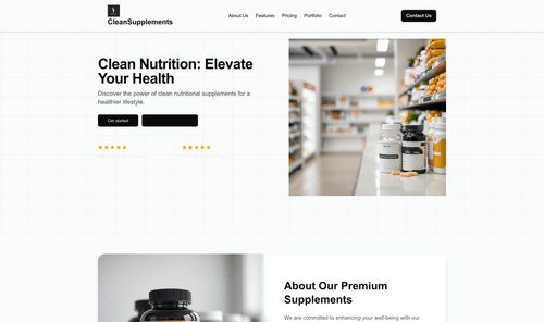 nutritional-supplements-company-clean-website-template