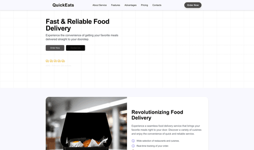 food-delivery-website-template