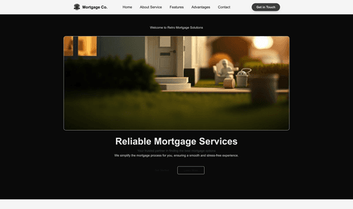 mortgage-company-retro-website-template
