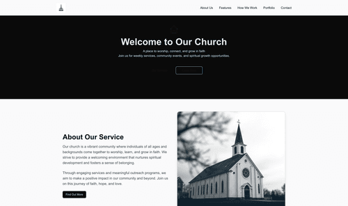 synagogue-website-template
