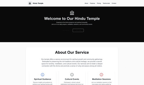 hindu-temple-website-template