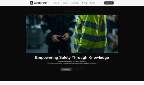safety-training-company-website-template