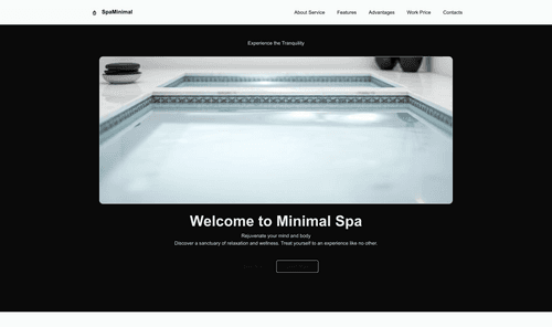 spa-minimal-website-template