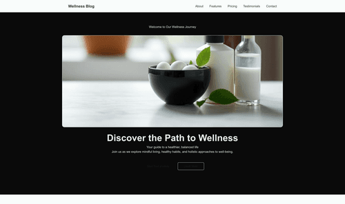 wellness-blog-website-template
