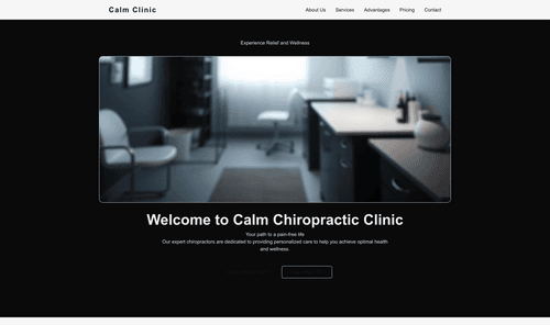 chiropractic-clinic-calm-website-template