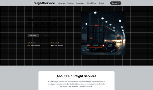 freight-service-dark-website-template