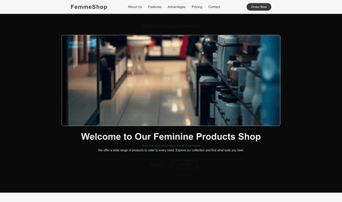 feminine-products-shop-website-template