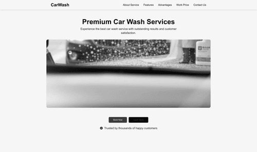 car-wash-website-template