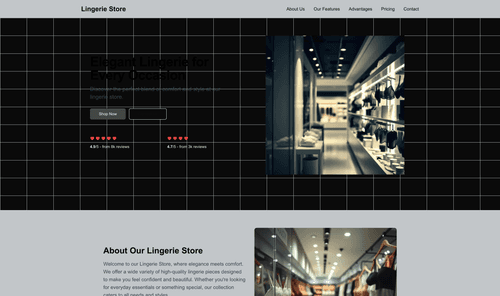 lingerie-store-website-template