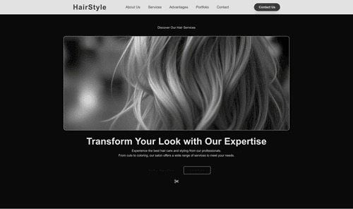 hair-website-template