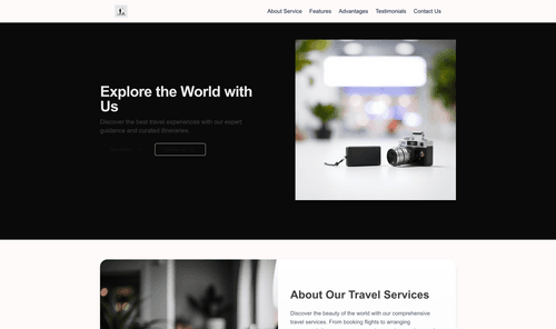 travel-company-simple-website-template