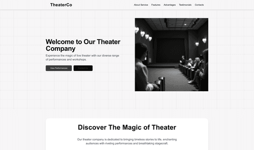theater-company-website-template