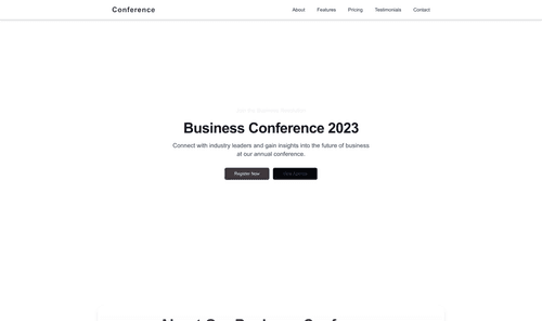 business-conference-website-template