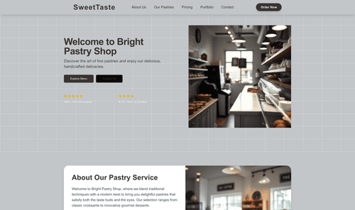 pastry-shop-bright-website-template