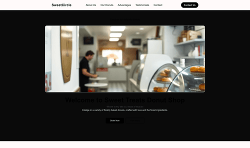 donut-shop-website-template
