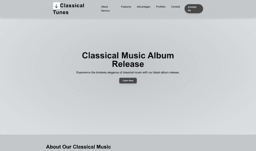 classical-music-album-release-traditional-website-template