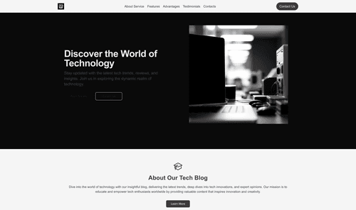 tech-blog-website-template