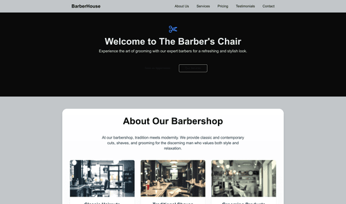 barbershop-website-template