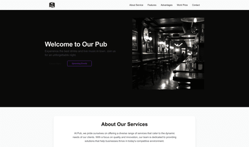 pub-website-template