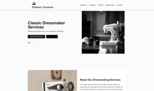 dressmaker-classic-website-template