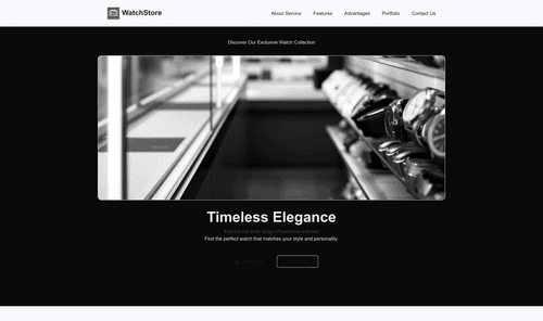 watch-store-website-template