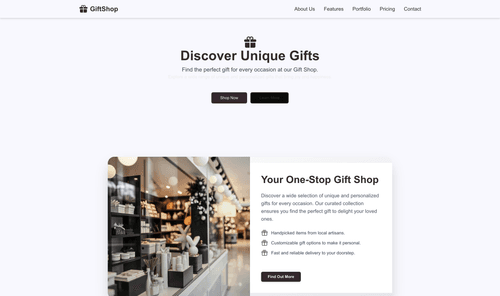 gift-shop-website-template
