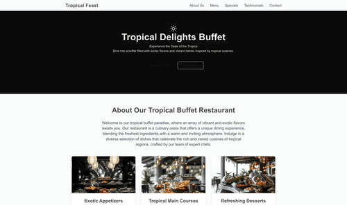 buffet-restaurant-tropical-website-template