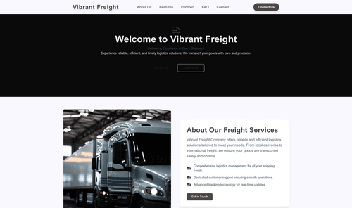 freight-company-vibrant-website-template