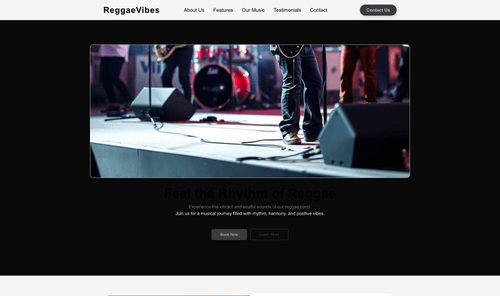 reggae-band-colorful-website-template
