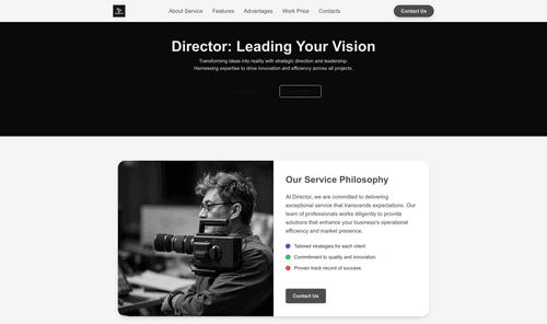 director-website-template