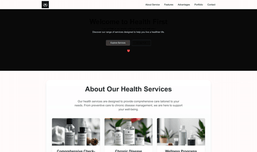 health-website-template