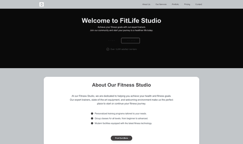 fitness-studio-website-template