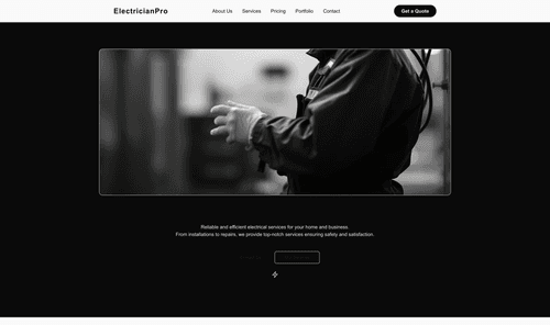 electrician-bold-website-template