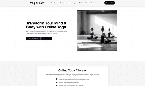 online-yoga-classes-website-template