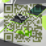 Photorealistic phone paired with a bright green pickaxe on a clean desk.