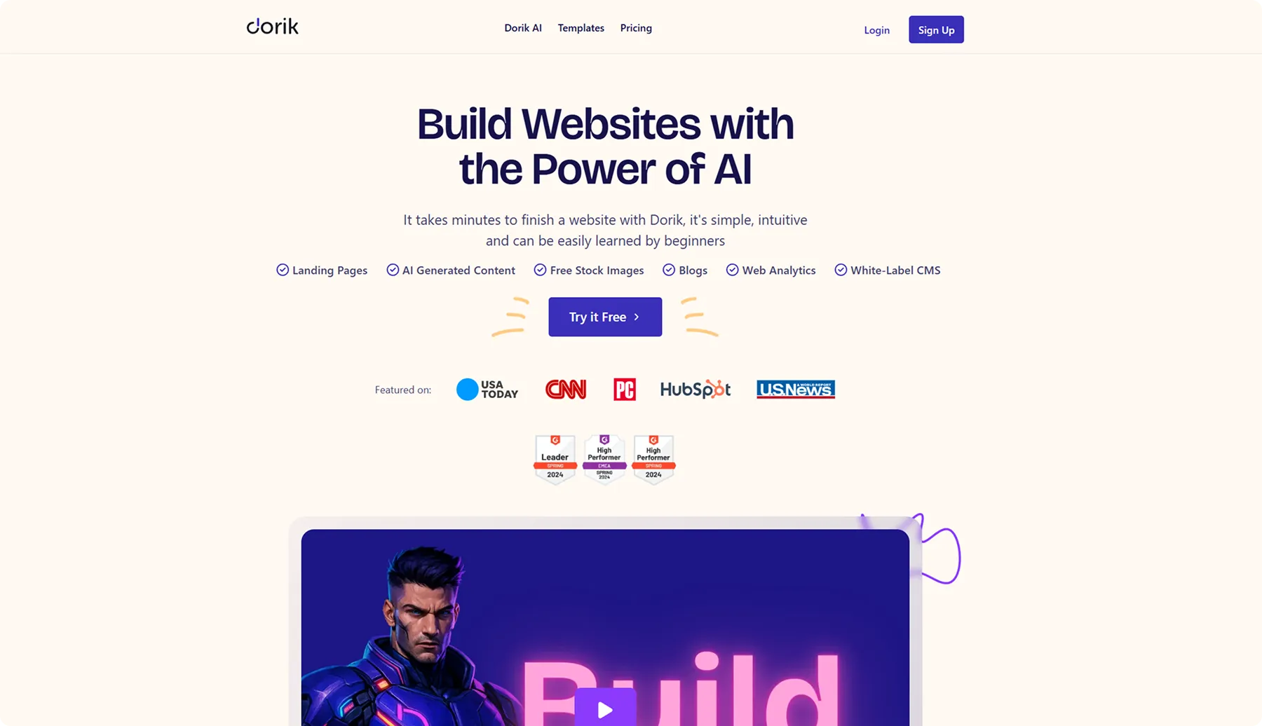 dorik-homepage