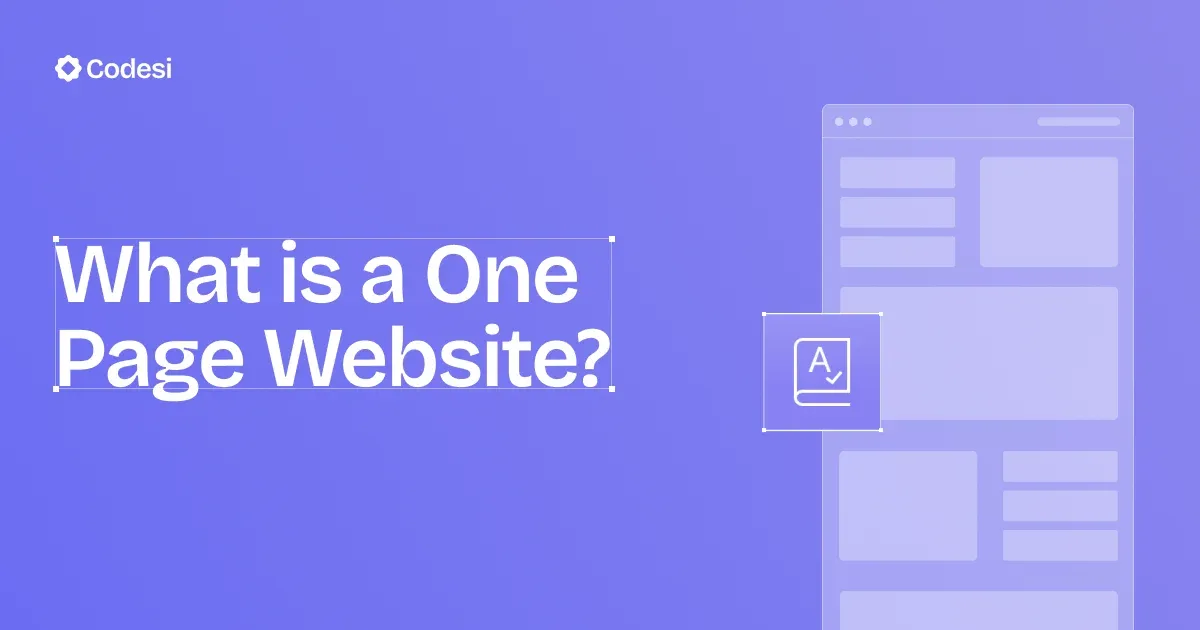 What is a One-Page Website? - Definition, Pros and Cons