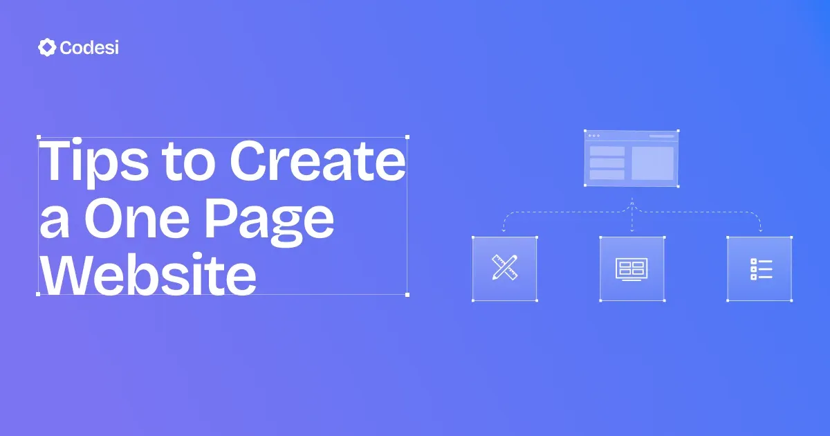 8 Tips to Create a One-Page Website [+6 Inspiring Examples]