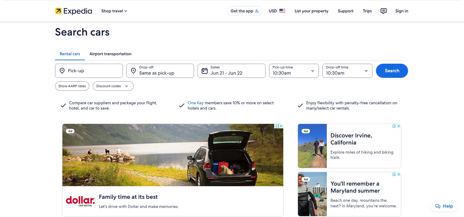 expedia-page
