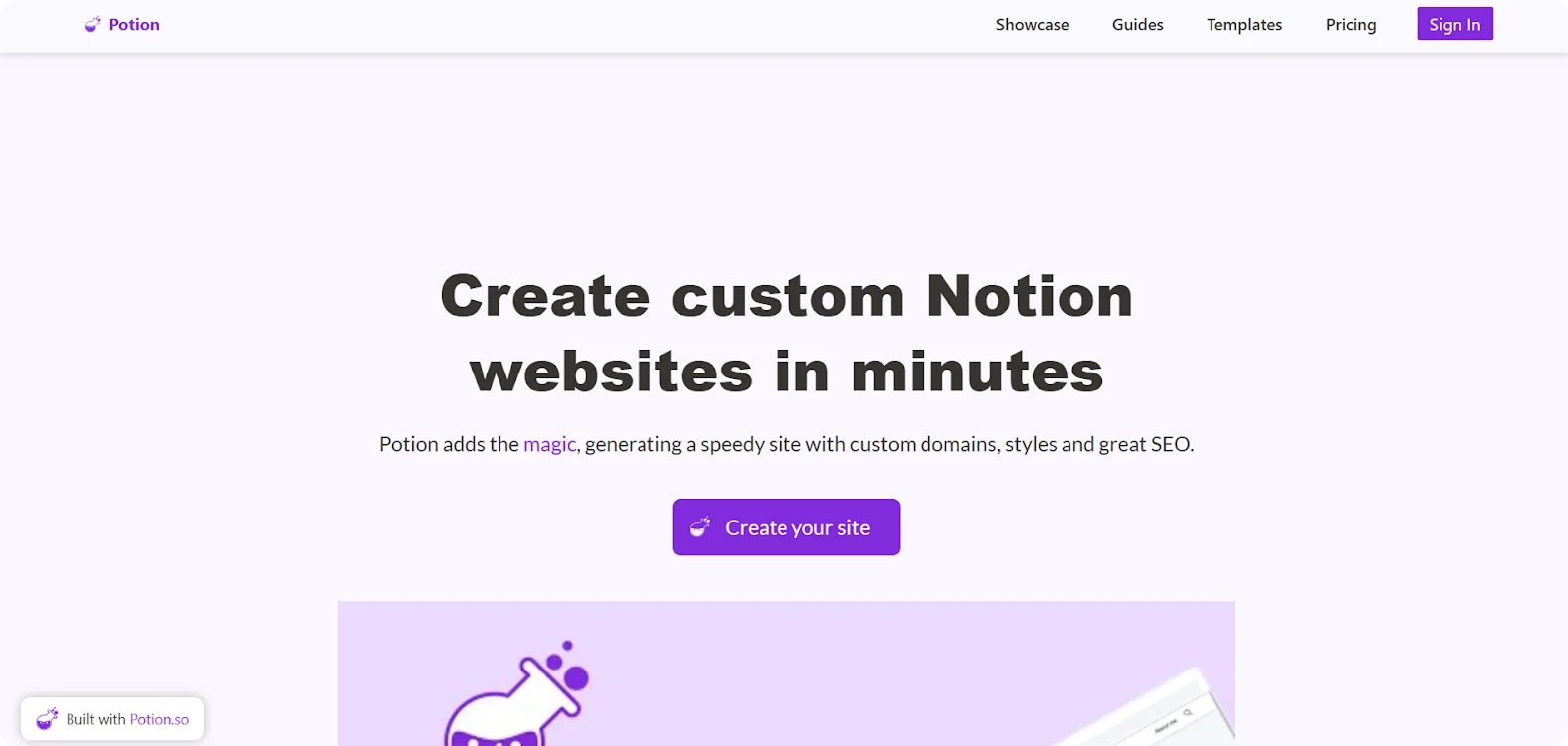 potion-homepage