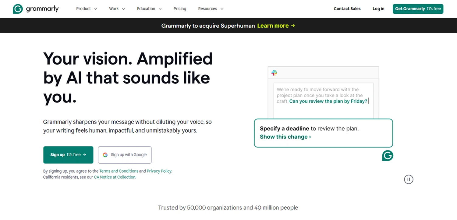 grammarly-homepage