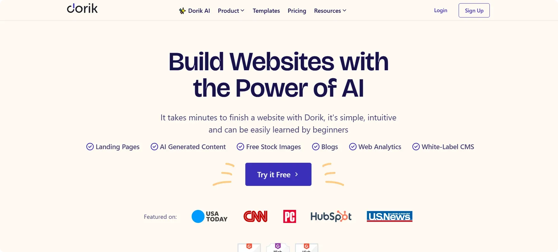 dorik-homepage
