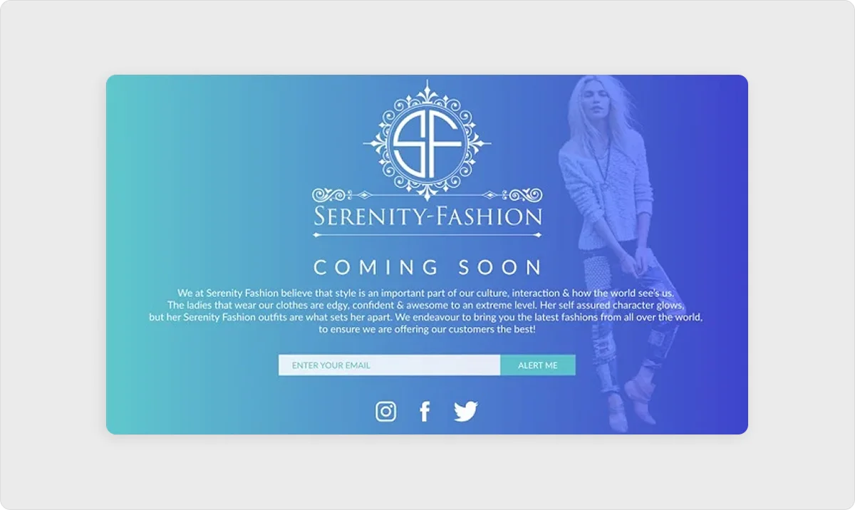 serenity-fashion-page
