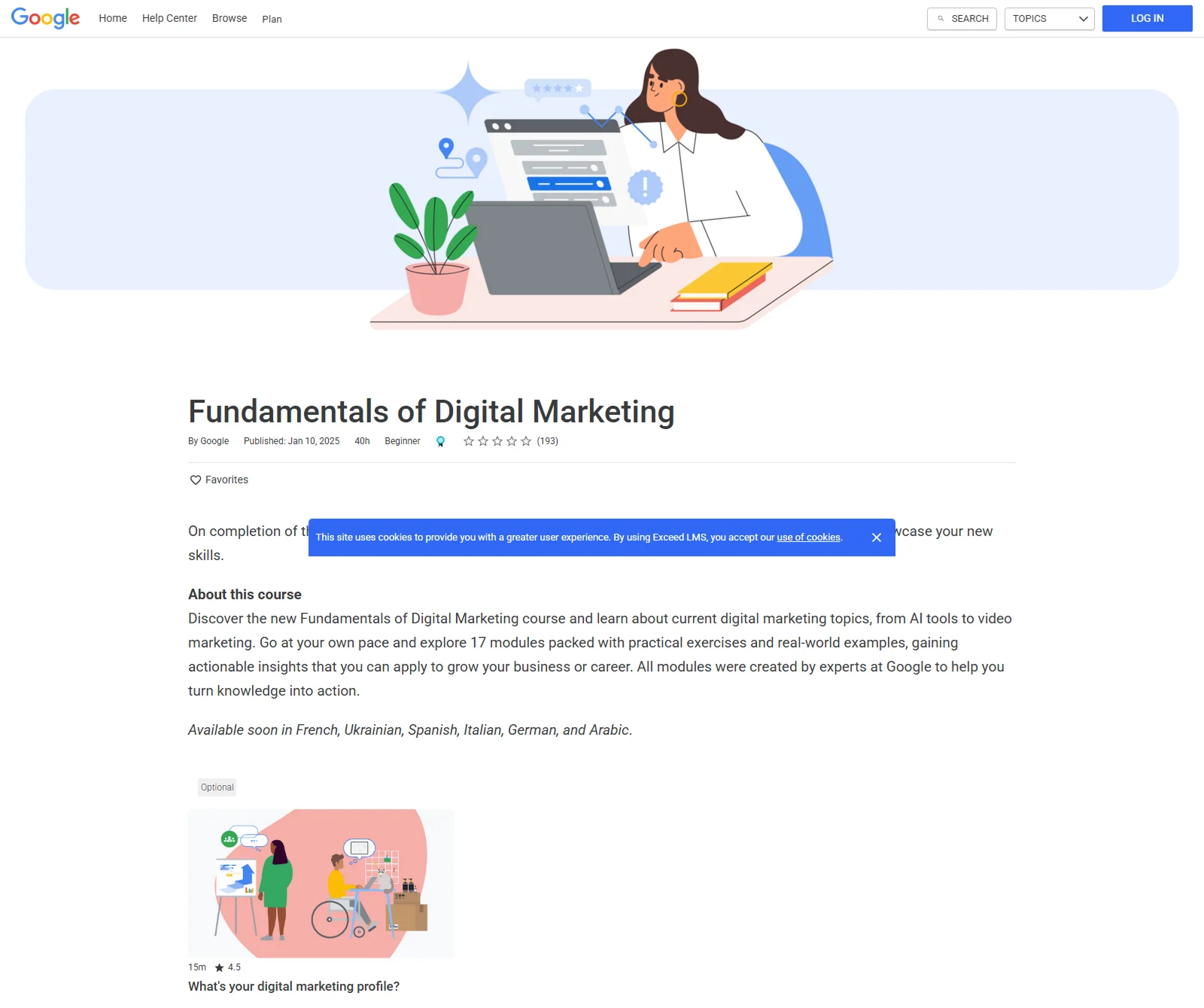 google-digital-garage-landing-page
