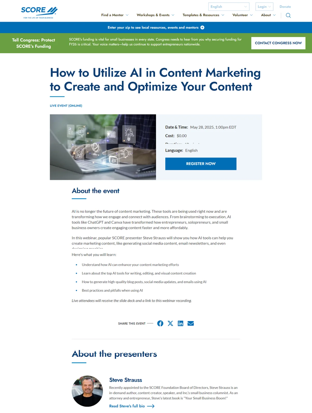 score-landing-page